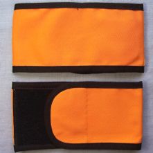 Plain Wrap Armband - Orange & Black
